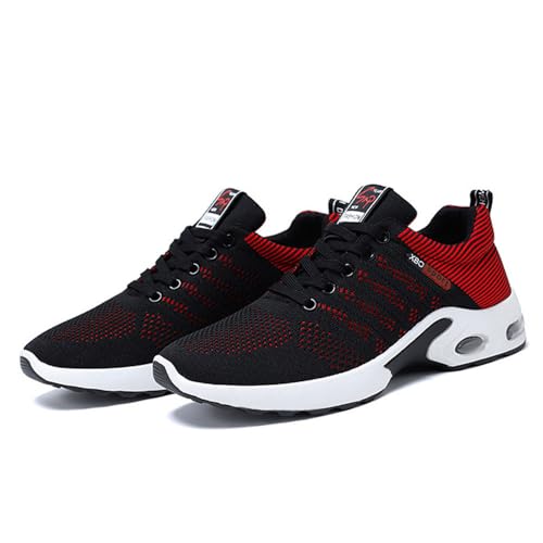 Hixingo 2024 Herren Laufschuhe Turnschuhe mit Luftpolster, Sneaker Sportschuhe rutschfest Leichte Atmungsaktiv Schuhe Straßenlaufschuhe Tennisschuhe Outdoor Fitness Running Jogging Sportsschuhe