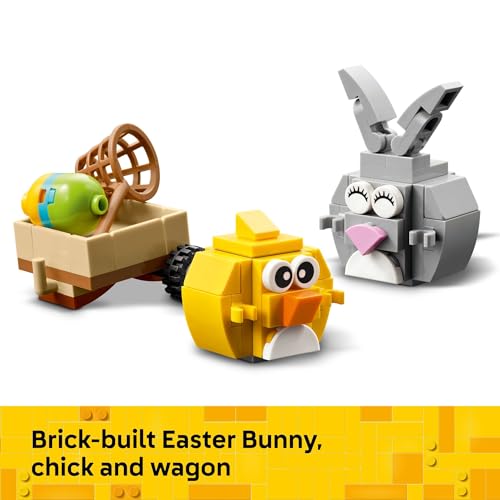LEGO Easter Bunny and Chick Egg Hunt Building Toy for Girls & Boys - Springtime Pretend Playset for Kids, Ages 8+ - Basket Stuffer or Gift Idea for Easter, Birthdays, & Special Occasions - 40808 - Image 4