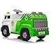 Nitoess 12V Ride On Toy for Boys Girls Ride On Trash Truck with Sound Effects,Kids Ride On Recycling Truck, Battery Powered Ride On Car w/Remote Control Recycling Cards Included,Pink