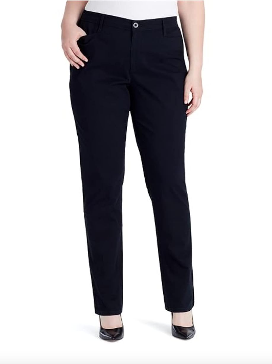 Gloria Vanderbilt Women's Plus Size Amanda Trouser Pant at  Women’s Clothing store