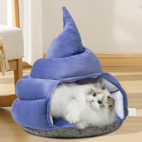Cama de gato en forma de caca divertida para decorar salones modernos 4