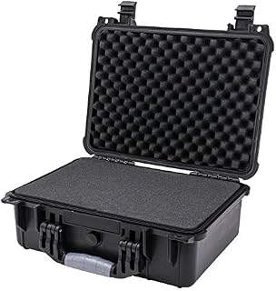 HMF ODK100 Walizka outdoorowa na przybory fotograficzne, walizka na broń z pianką rastrową, 41 x 32 x 17,5 cm