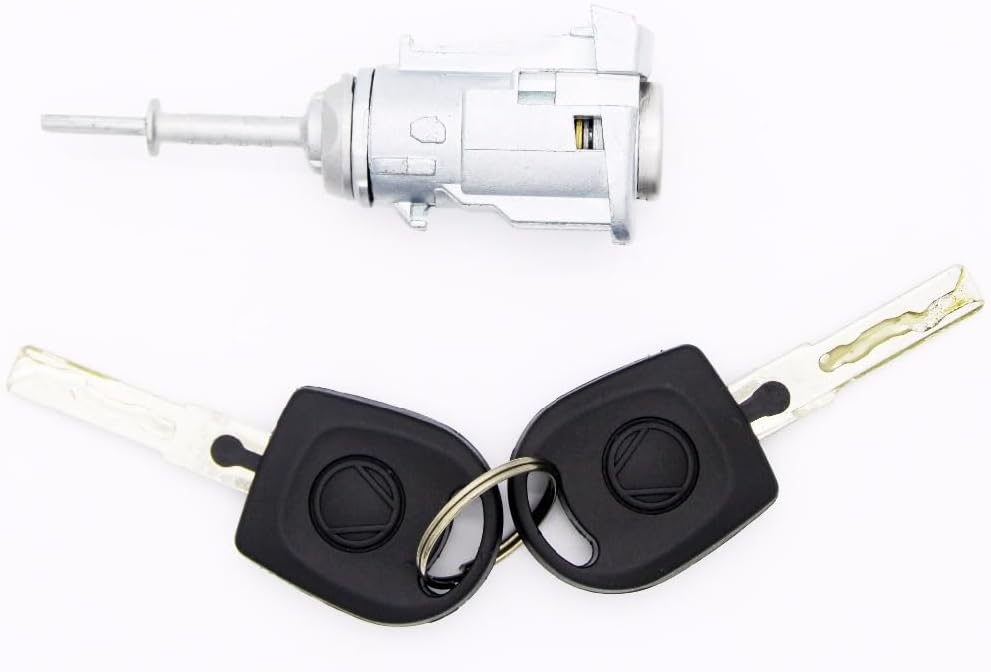 Left Door Lock Barrel Cylinder with 2 Keys for Vw for Passat for Seat Toledo Leon Arosa Lupo 3B0837167 Car Door Lock