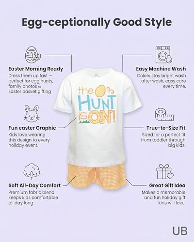 Image of Unique Baby Boys 2pc Shorts Set Outfit Short Sleeve Shirt with Embroidery Design and Shorts
