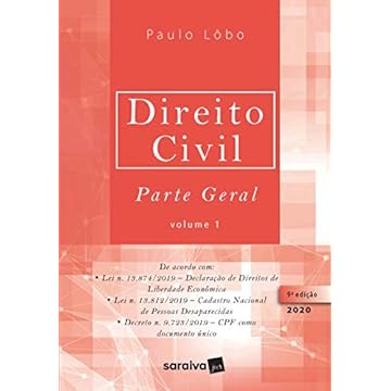 Capa do livro Direito Civil Parte Geral - Vol. 1 - 9ª edição de 2020: Volume 1