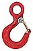 Eye Hook,Carbon Steel,1500 lb.,Red