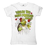 Sascha Grammel - Girlie Shirt - Willst Du Mein Freund Sein? - Weiß - M