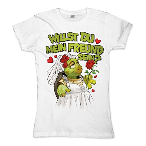 Preisvergleich Produktbild Sascha Grammel - Girlie Shirt - Willst Du Mein Freund Sein - Weiß - XL