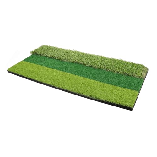 BIUDECO Real Turf Golf Hitting Mats Portable Practice Pad 30x60 Inches for Use