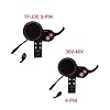 TF-100 5 Pin Electric Scooter LCD Display and Thumb Throttle, 36V-48V Ebike Thumb Throttle Controller with Waterproof Speedometer LCD Display Panel for Kugoo M4 Electric Bike Scooter Controller #5