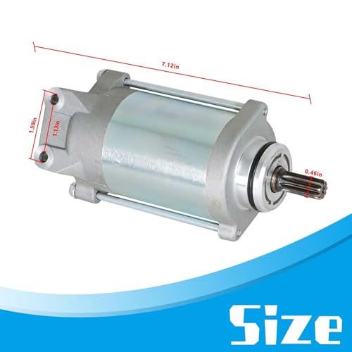 Silscvtt Starter Motor Replacement for ArcticCat 0825-015 0825-025 1000 XTZ Replacement for Thundercat 2009 2010 2011 2012 2013 by Silscvtt - Image 4