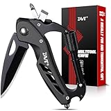 Gifts for Men, Multitool Carabiner with Pocket Knife Men Valentines Day, Mens Stocking Stuffers for Christmas, Stocking Stuffers for Dad Gifts from Daughter Son, Birthday Tools Gadgets for Him Husband