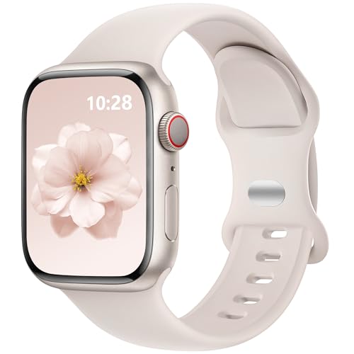 DaQin Silikon Sport Armband Kompatibel mit Apple Watch 40mm 41mm 42mm 38mm
