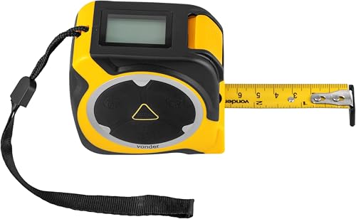 Medidor De Distancia Laser 40 Metros Com Trena 5 Metros Vonder