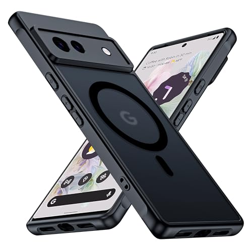 for Google Pixel 6A 5G �P�[�X�yMagSafe�Ή��z�ČRMIL�K�i �ϏՌ� �}�b�g���� ������ �w��h�~�E���΂ݖh�~ ���C�����X�[�d�Ή� �M�����N�V�[ Pixel 6A�i�u���b�N�j