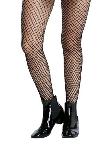 Hot Topic Black Medium Fishnet Tights