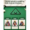6 Pcs Billiards Magic Ball Rack, Triangle Magic Rack, Magic Rack 8 9 10 Ball Billiards Triangle