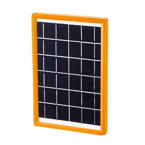 Painel Solar 6W USB 5 em 1 Portátil Para Atividades Externas Recarregável - Carregador Solar Para Ce