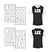 Sei 3 Inch Sport Letter Iron on Transfer, White