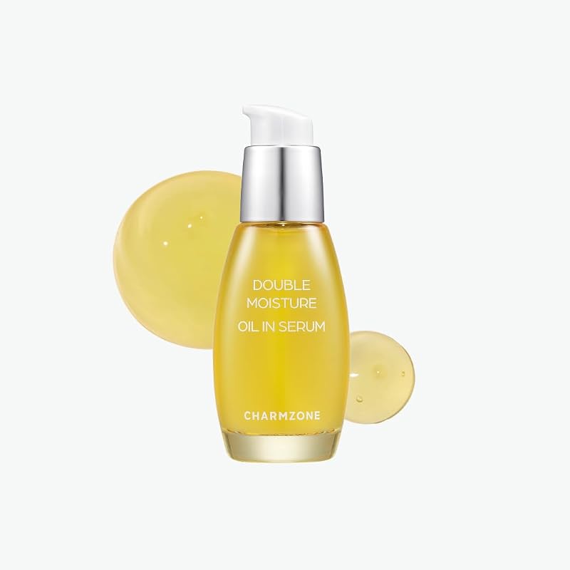 Sérum oleoso Double Moisture CHARMZONE com óleos de prímula, camélia, semente de uva e oliva, 30 mL