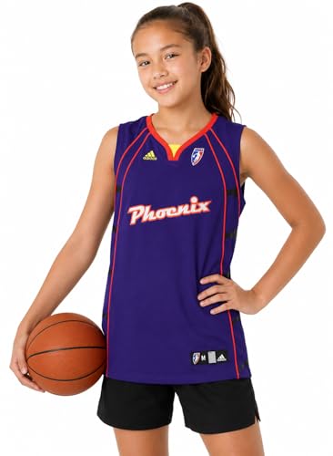 Outerstuff WNBA Phoenix Mercury Girls Youth 7-16 Replica Team Mesh Purple Jersey, X-Large 16