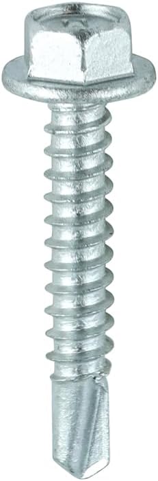 TIMco L70B Hex No.3 Self-Drilling Screw 5.5 x 70 - Silver Ruspert (Box of 100)