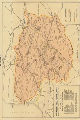 Lithuania Map Journal: Vintage Map Notebook