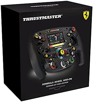 Thrustmaster Formula Wheel Add-On Ferrari SF1000 Edition, Replica Wheel for PS5 / PS4 / Xbox Series X|S / Xbox One / PC - Officially Licensed by Ferrari