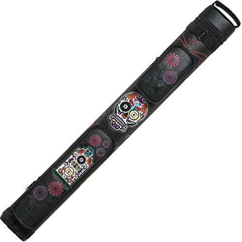 Action Cases Calavera 2x2 Hard Stitched Pink and Purple Roses