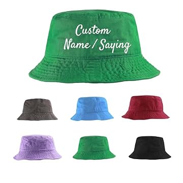 bucket hat custom embroidery