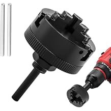 Mini Lathe Chuck Set, 3 Jaws Self-Centering Lathe Chucks, Z011 Extension Three Jaw Chucks and Connecting Rod Set, Electric Drill ChuckCOLORblack