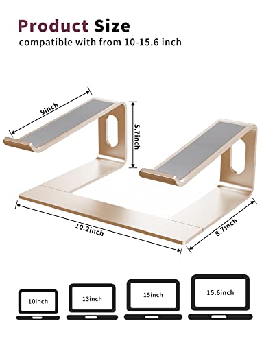 Soporte para computadora portátil contra el dolor cervical elevador ALASHI de mesa 7