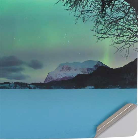 Skinit Decal Gaming Skin Compatible with PS5 Pro Console - Officially Licensed StockTrek Aurora Borealis Over a Lake in Norway Design