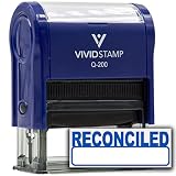 Basic Reconciled Selbstfärbender Gummistempel (blaue Tinte) - Q-200