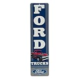 Open Road Brands Ford Truck Embossed Tin Vertical Sign