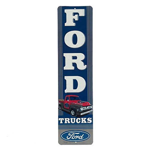 Open Road Brands Ford Truck Embossed Tin Vertical Sign