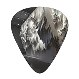 Dream Core Art Museum - Set di 12 plettri per chitarra, disponibili in 3 spessori, adatti per chitarre acustiche ed elettriche