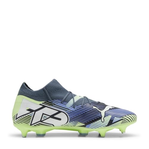 Puma Unisex Adults Future 7 Match MXSG Soccer Shoe, Gray Skies-Puma White-Fizzy Apple, 44.5 EU
