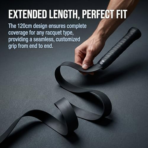 Shpucise 6 Pack Tennis Racket Grip Tape, Non-Slip Absorbent Tennis Grips Tape, Tacky Tennis Racquet Grip Tape, PU Upgraded Fabric Overgrip for Tennis, Pickleball, Badminton, Golf, Baseball Bat — view 2