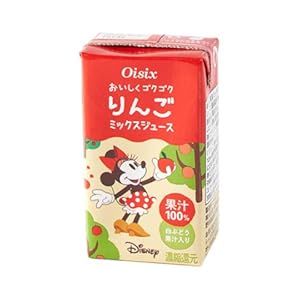 【Oisix】【ディズニー】ミニーマウス りんご＆白ぶどうミックスジュース（濃縮還元）125ml×12本 (125ml×12..." 