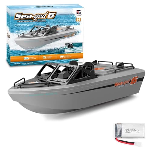 Bateau radiocommandé étanche moteur sans balais haute vitesse à jet TX693 1:12