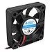 Ruilogod 50mm x 50mm 7 ostrzy wentylator chłodzący czarny dla Computer Case CPU Cooler