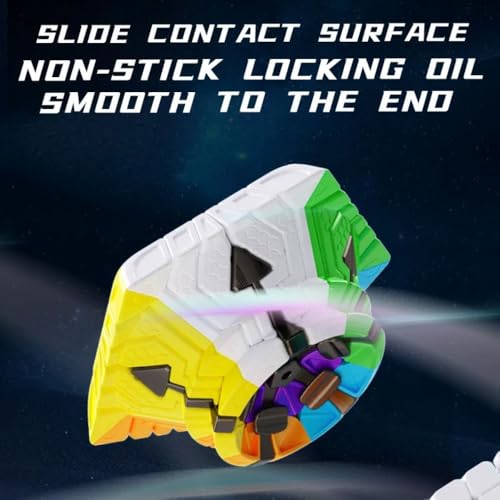 Image of YuXin HuangLong Elite Kilominx 6x6 Speed Cube | Professional 6-Layer Dodecahedron Shape Mod | Sculpted Exterior for Grip, High-Order Stickerless Logic Puzzle