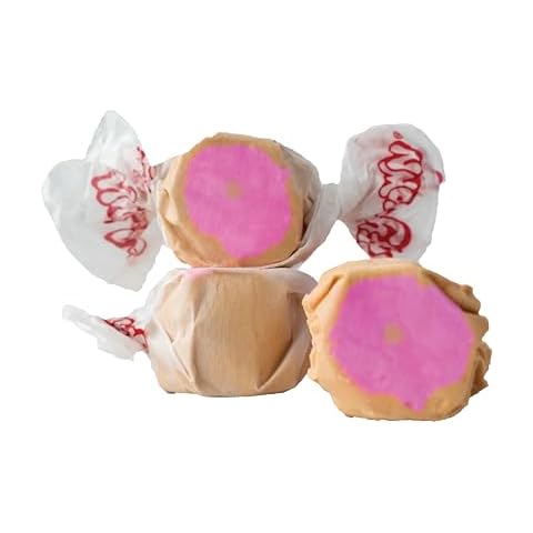Taffy Town Salt Water Gourmet Glazed Doughnut Taffy - 2.5lbs - Individually Wrapped, Old Fashioned, Soft, Chewy & Creamy Gourmet Taffy Candy Bulk for Party Favors & Goodie Bags - Gluten-free & Peanut-free Cover