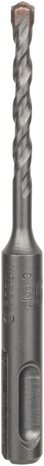 Bosch 2608831000 SDS Plus-3 Hammer Drill Bit - 4 x 50 x 110 mm, Grey, 2608831005