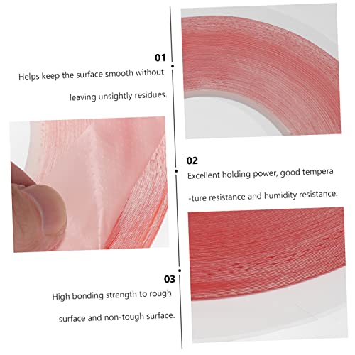 VILLCASE 2 Rolos De Fita Adesiva Fita Adesiva Dupla Face Fita Adesiva Dupla Face Fita Adesiva Transp