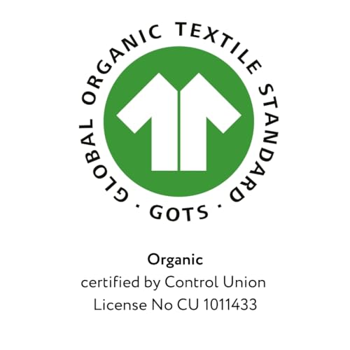 ORGANICKID Mens 100% Organic 100% Cotton Soft Breathable GOTS Certified Crewneck Undershirts Tank Tops Pack of 23