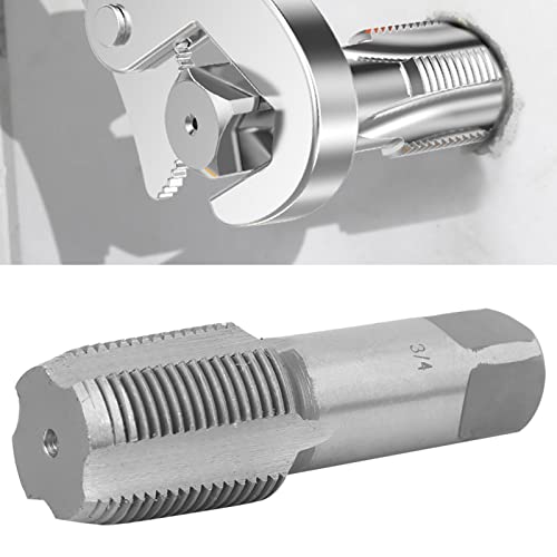 Torneira para reparo de rosca de alta dureza prata 27 mm, tamanho pequeno, fácil de transportar, fác