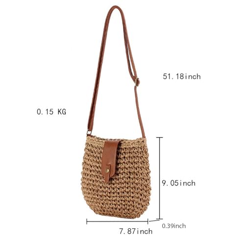 Small Straw Beach Bag Woven Purse Womens Handbag Shoulder Purse Small Summer Beach Bags Straw Clutch Purses for Women Cute Beige Shoulder Bag3