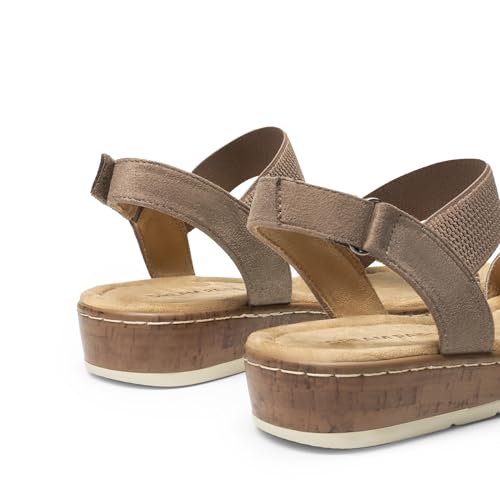 Image of DREAM PAIRS Women's Low Wedge Casual Sandals